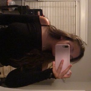 Off the shoulder crop top